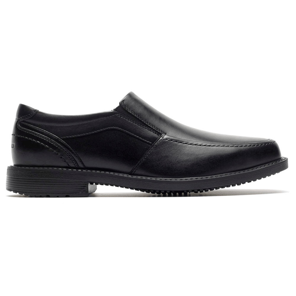 Rockport Slip-On For Mens Black - Style Leader 2 Moc Toe - YT2798043